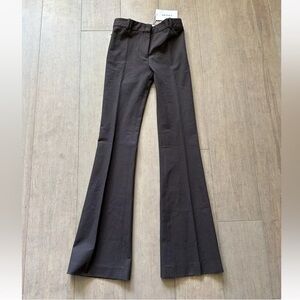 Frame (NWT $350) Le High Rise Trousers Pants Brown Size 0 Flare Leg